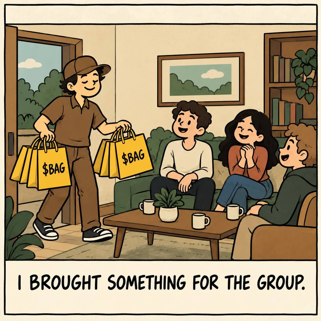 I brought something for the group.